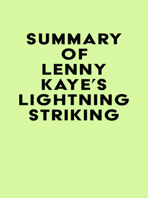 cover image of Summary of Lenny Kaye's Lightning Striking